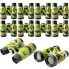 Cagemoga 10 Pcs Jungle Binoculars Plastic Camouflage Safari Binoculars Nature Exploration Toy with Compass and Neck String for Explorers Gifts Outdoor Camping Adventure Hiking Travel view 1