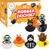 100 Halloween Rubber Duck Toy Duckies for Kids, Fun Bath Birthday Gifts Baby Showers Summer Beach and Pool Activity, 2" (100-Pack) view 1