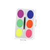Healvian 2pcs Oily Face Makeup Cream Kit for Boys and Girls Face Paint Palette Brush Body Painting Supplies Halloween Make up Safe for Skin Types view 2