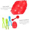 BESTonZON 7pcs Creative Snow Maker Clip for Boy Girl Outdoor Fun Tools for Snow Play Snowman Building and Fights Unique Design for view 4