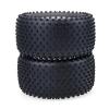 DAIKONRICH 4PCS Desert Truck 110MM RC Rubber Sponge Tires Tyre Rim Wheels Tires 12mm Hub Hex for RC 1/10 Car HSP Off Road(White) view 2