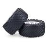 DAIKONRICH 4PCS Desert Truck 110MM RC Rubber Sponge Tires Tyre Rim Wheels Tires 12mm Hub Hex for RC 1/10 Car HSP Off Road(White) view 3