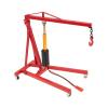 Metal Electric Crane Engine Maintenance Bracket Engine Stand Jack for 1/10 RC Crawler Car TRX4 Axial SCX10,Red view 1