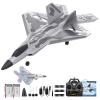 CKYSCHN F22 Remote Control Airplane - 4 Channel Fighter RC Plane for Beginners Adult with Lights, 2.4GHz 6-axis Gyro Stabilizer RTF RC Aircraft with 2 Batteries view 1