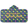 Custom Toddler Towels with Hood Cute Animal Colorful Fluorescent Duckling Personalizable Hooded Towels for Boys Soft 24 x 50 toallas para ninas view 1