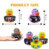 100 Halloween Zombie Rubber Duck Toy Duckies for Kids, Bath, Birthday Baby Showers Summer Beach and Pool Activity, 2" (100-Pack) view 3