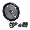 BRKRC Steel Differential Gear 43T 13T Gearbox Diff Gears Set for Arrma 1/8 Kraton/Outcast/Notorious/Talion 6S BLX /Typhon6S TLR 1/7 Fireteam/Mojave 6S BLX 4WD view 3