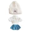niannyyhouse 10cm-15cm Plush Doll Clothes Hat Sweater Jeans Compatible with 17cm Labubu Doll Dress Up (a1) view 1
