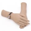2pc Realistic Silicone Female Hand Model Fake Hand with Skeleton for Jewelry Display Pranksters Halloween Props Photography Props Nail Art Practice Flexible Finger Bendable view 2