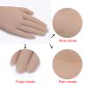 2pc Realistic Silicone Female Hand Model Fake Hand with Skeleton for Jewelry Display Pranksters Halloween Props Photography Props Nail Art Practice Flexible Finger Bendable view 4