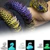 3D Printed Animals Set 3D Printed Snake Toys 3D Printed Articulated Flexible Fidget Toy 3D Printed Animals Exquisite Cute Pet Toy Children/Adults Fidget Toys (Fluorescent Candy, 23.6) view 4