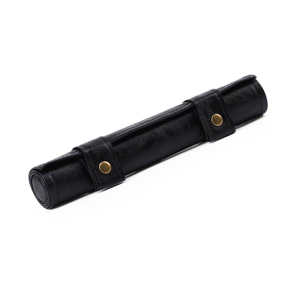 1 Piece Dice Holder Dice Pad Mat Dice Rolling Tray Pu Folding Dice Tray Bag 2 in 1 Dice Rolling Mat with Zipper Holder for Dice Gaming and Other Table Games, Black