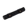 1 Piece Dice Holder Dice Pad Mat Dice Rolling Tray Pu Folding Dice Tray Bag 2 in 1 Dice Rolling Mat with Zipper Holder for Dice Gaming and Other Table Games, Black view 1