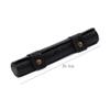 1 Piece Dice Holder Dice Pad Mat Dice Rolling Tray Pu Folding Dice Tray Bag 2 in 1 Dice Rolling Mat with Zipper Holder for Dice Gaming and Other Table Games, Black view 2