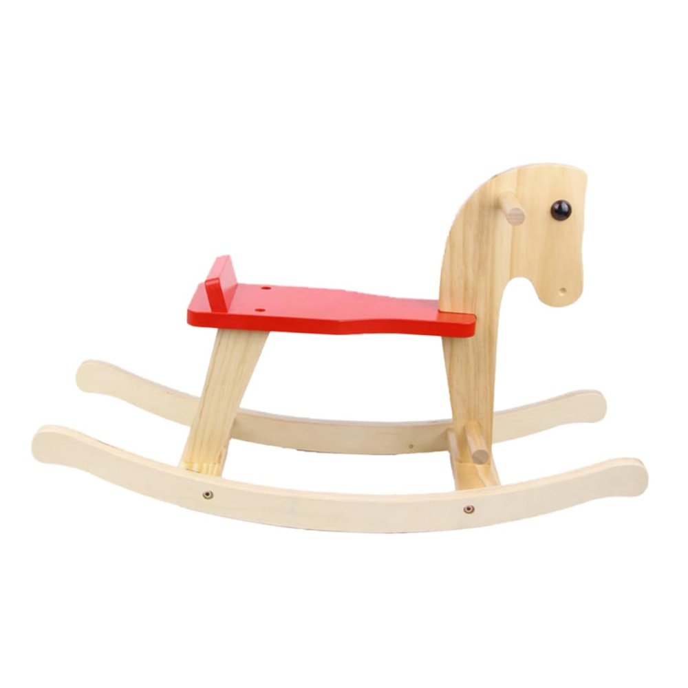 CORHAD 1pc Wooden Chair for Boy Girl Miniature Rocking Chair Easy to Install Educational Toy for Fun Cute Design for Playtime