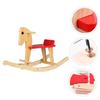 CORHAD 1pc Wooden Chair for Boy Girl Miniature Rocking Chair Easy to Install Educational Toy for Fun Cute Design for Playtime view 2