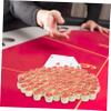 CIYODO 1set Wooden Russian Lotto Game Set Number Card Bingo Game for Family Fun Compact Diameter Chips and Cards for Gatherings and Parties view 3