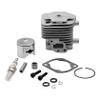 Ecoyin 29CC Engine 2 Bolt Cylinder with Piston Kit for 1/5 HPI ROVAN KM Baja 5B 5T 5SC LOSI REDCAT RCMK DDT FID FG GOPED DBXL HSP RC Parts view 2