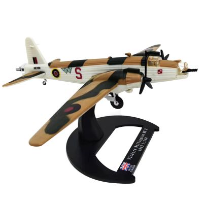 CHICHIYANG 1/144 Scale WWII UK Vickers Wellington Bomber Model Alloy Airplane Fighter Aircraft Finished Model for Home Decoration