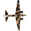 CHICHIYANG 1/144 Scale WWII UK Vickers Wellington Bomber Model Alloy Airplane Fighter Aircraft Finished Model for Home Decoration view 4