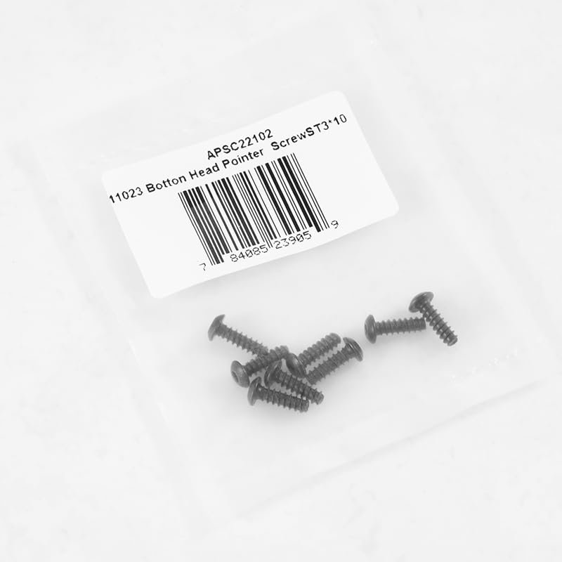 FMS 1/10 Rc Car RC Crawler RC Trucks Parts Replacement Accessory for 1:10 Ford F100 : Button Head Pointer Screw ST3*10