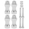 12Pcs Aluminum Alloy 12mm to 17mm RC Model Car Wheel Hub Adapter Coupling, CNC Machining RC Extension Wheel, Easy Install with 30mm Width Extension for HSP Simulation Model Car view 1