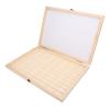 135 35mm Film Case, Camera Film Display Boxs for 135 35mm Films, Wooden 80 Slots Camera Reel Storage Cabinet Display Shelf Rack for Photographers Home 17.5x12.4x1.8in view 1