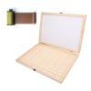 135 35mm Film Case, Camera Film Display Boxs for 135 35mm Films, Wooden 80 Slots Camera Reel Storage Cabinet Display Shelf Rack for Photographers Home 17.5x12.4x1.8in view 4