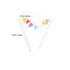 JOINPAYA 5pcs Triangle Flag Cake Topper Glitter Birthday Cake Banner Decoration for Parties Weddings and Graduations Insert for view 2