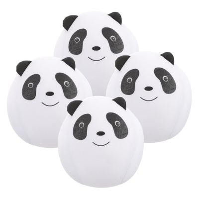 balacoo 4pcs Foam Bean Bags for Tossing Adorable Panda Design Outdoor Fun Toys for Boy Girl Improve Hand-Eye Coordination and Motor Skills for Birthday Parties and