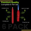 GadgetNestUSA - Invisible Spy Ink Pen 6 Pack with UV Light - Secret Message Writing Security Marker for Kids and Adults - Invisible Ink Pen - Secret with Ultraviolet Light view 4