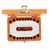 LIFKOME Tooth Holder Keepsake Box Wooden First Tooth Storage for Boys Girls Japanese-style Frame Thoughtful for Showers Birthdays for Cherishing view 1