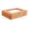 LIFKOME Tooth Holder Keepsake Box Wooden First Tooth Storage for Boys Girls Japanese-style Frame Thoughtful for Showers Birthdays for Cherishing view 2