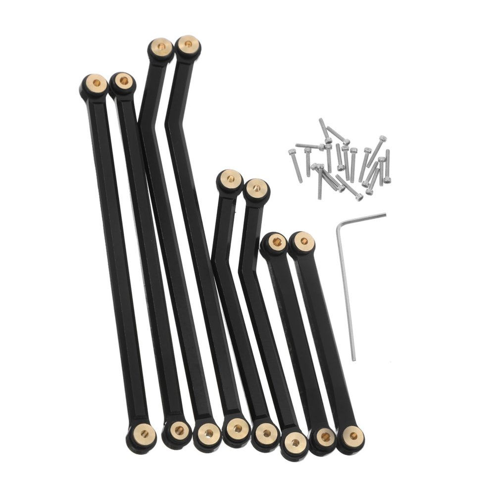 CIYODO Aluminum Rc Tie Rod Set High Chassis Links for Rc Car Upgrade and Repairing