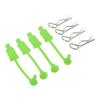RC Car Body Shell Clip Retainers Rubber and Steel Easy Install for Losi Lasernut U4 1/10 and Other RC Cars 8 Accessories Included (Green) view 4