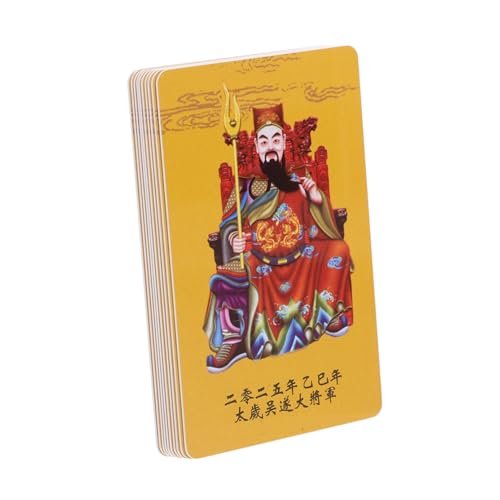 Alipis 10pcs Taisui Amulet Card for Luck and Prosperity Chinese Feng Shui Wealth Cards Vibrant Designs for Wallet Decoration and Success