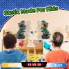 BLmukce Dinosaur Toys Shooting Game for Kids 3 4 5 6 7 8, T-Rex Dinosaur Toys with 2 Air Pump Launchers and 48 Foam Bullets, Interactive Competition Game Gift for Boys Ages 3-5 5-8 Years Old view 2