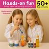 50+ Experiments Science Kit for Girls, Includes DIY Nail Art, Personalised Jewellery, Lip Balm, Frozen Wonderland | Birthday Gift for Girls, Educational Toy for Kids - Curious Junior view 2