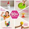 50+ Experiments Science Kit for Girls, Includes DIY Nail Art, Personalised Jewellery, Lip Balm, Frozen Wonderland | Birthday Gift for Girls, Educational Toy for Kids - Curious Junior view 3