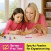 50+ Experiments Science Kit for Girls, Includes DIY Nail Art, Personalised Jewellery, Lip Balm, Frozen Wonderland | Birthday Gift for Girls, Educational Toy for Kids - Curious Junior view 4