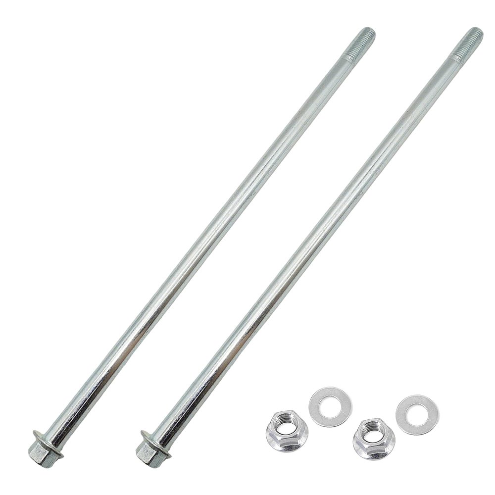 7519087 Front Control A-Arm Bolt Kit 2-Pack Fits Polaris RZR 570 800 900, Ranger 570 900 1000 Diesel XP HST (2008-2019) - 304 Stainless Steel Bolt Nut Washer Set