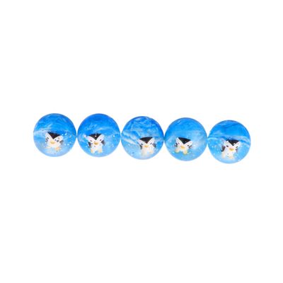 KONTONTY 5pcs Penguin Bounce Ball Toy Bouncy Balls for Boys and Girls Educational Toy Birthday