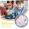 MOLUCKFU 500pcs Mini Pulley Plastic Gear for Models Science Education and Aircraft Repairs Smooth Running Low Noise High Reliability view 3
