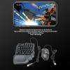YUEHISY 4 in 1 Mobile Game Combo Pack BT 5.2 No Latency 120FPS Customizable Keys for Android Harmony FPS Games Fire view 3