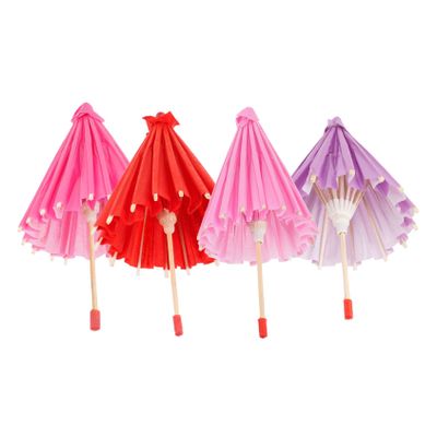BESPORTBLE 4pcs Miniature Umbrella Toys Pink Parasol Mini Umbrella for Purse Boys and Girls Mini Toys