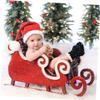 BESPORTBLE Unique Santa Claus Hat for Christmas Photography Handmade Winter Hat Perfect for Boys and Girls and Families view 4