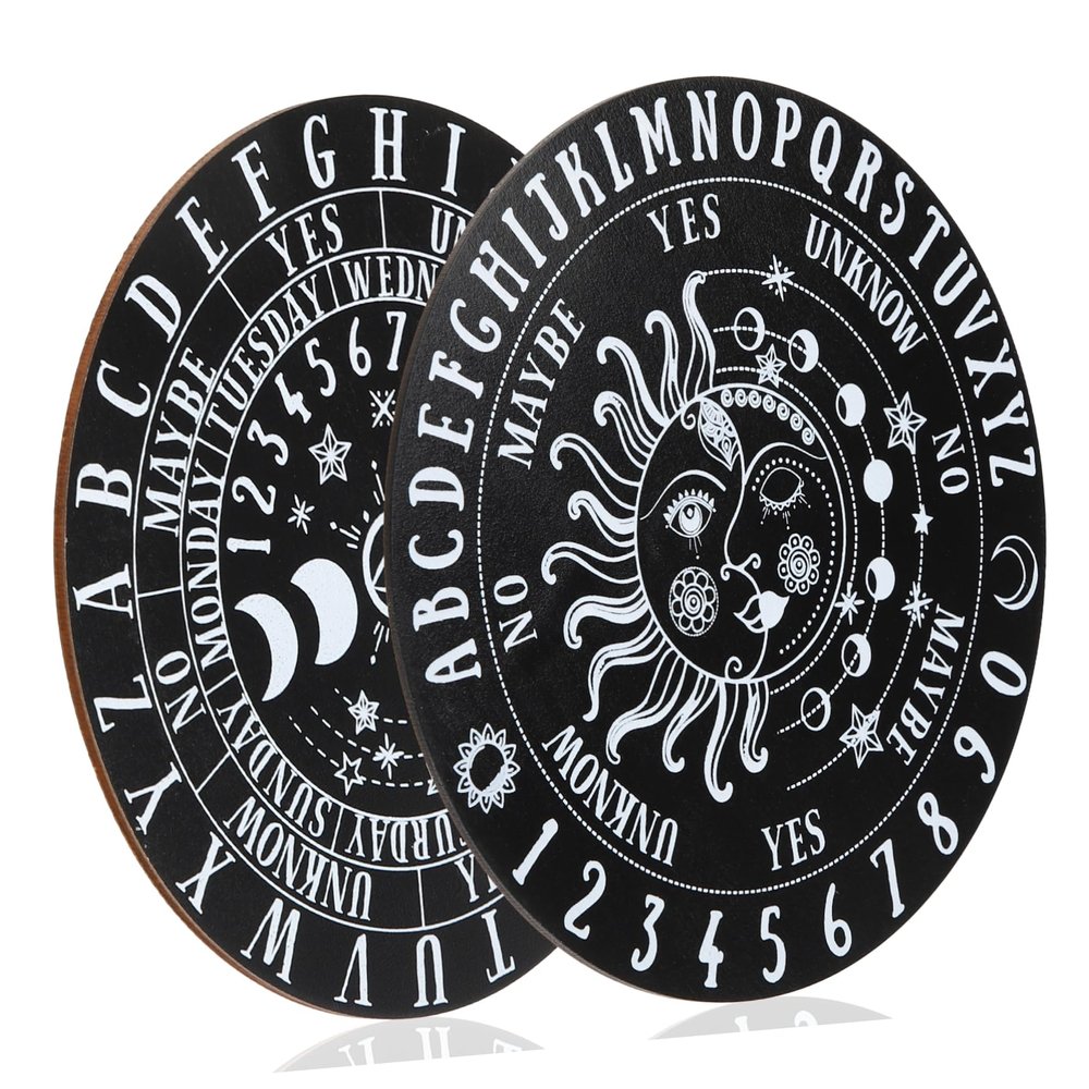 BESTonZON 2pcs Wooden Pendulum Balls for Divination Table Divination Board Craftsmanship Wiccan Supplies