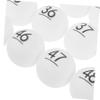 Alipis 50pcs Reusable Number Balls for Raffle Game Bingo Raffle Balls Numbers view 2