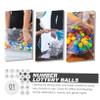 Alipis 50pcs Reusable Number Balls for Raffle Game Bingo Raffle Balls Numbers view 3