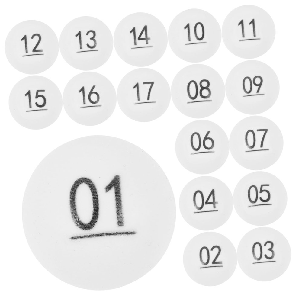 LIFKOME Printed Pong Balls 50pcs Raffle Game Balls for Drawing Party Perfect for Entertainment